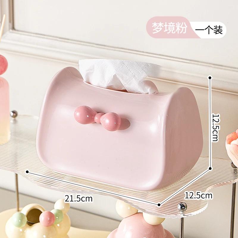 Коробка для салфеток Dopamine, украшение для дома, модная коробка для салфеток, креативный настольный компьютер с расширенными функциями, симпатичные инструменты для хранения бумаги