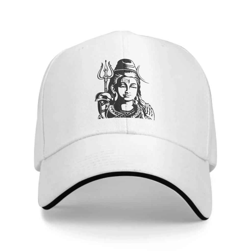 Shiva Adjustable Women Unisex Back Closure Caps Washed Sandwich Caps Sports Outdoor Baseball Hat