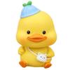 Kawaii Cartoon Duck Ornament Desktop Animal Figure Cake Topper Miniature Decoration Resin Duck Figurine New