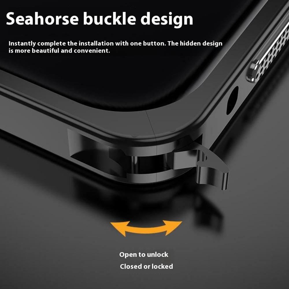 For Huawei Pura 80 Ultra Bumper Cases Metal Frame Heat Dissipation Cover with Lens Protector