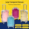 Children's Mini Trolley Case with Cosmetics and Eyelashes - Large Suitcase Playhouse Toy