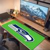 Подушка с принтом Seattle Seahawks Нескользящий Большой Коврик для Мыши/Ноутбука/Планшета XXL Коврик Игровой Коврик для Мини-ПК С заблокированным краем