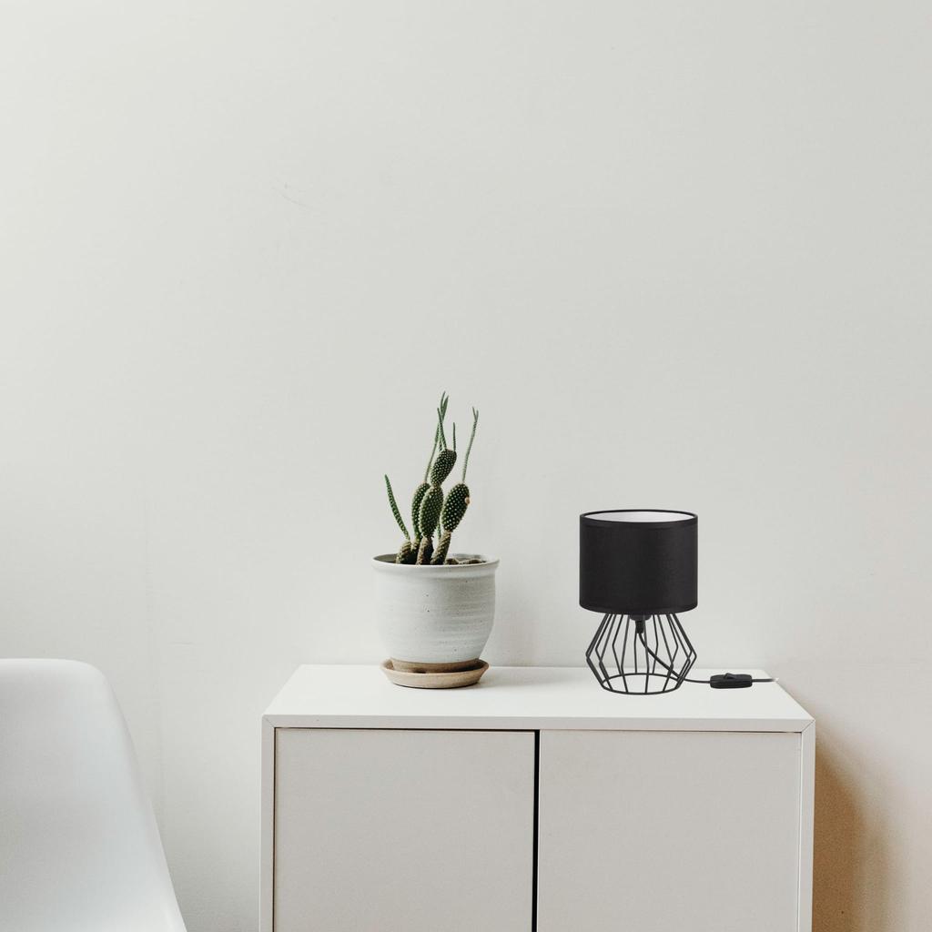 Lampa tornado amb welur czarny