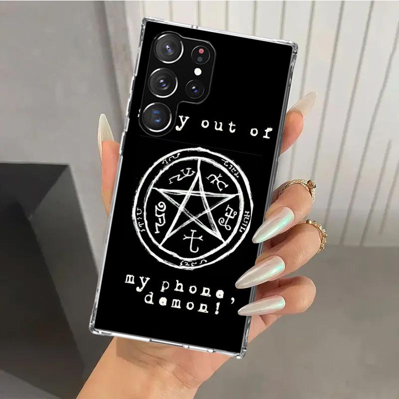 Чехол для телефона Supernatural Ангел Кастиэль для Samsung Galaxy S26 S24 S23 Ultra S25 Edge S22 S21 Plus S20 FE + Мягкий печатный чехол Funda