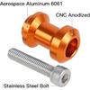 NICECNC Оранжевые Болты-Слайдеры Маятника M10 XP1.5 Совместимые с KTM 690 SMC R/Enduro R 2019-2023, 790 890 Duke/Adventure R 2018-2023, 250/390 Duke