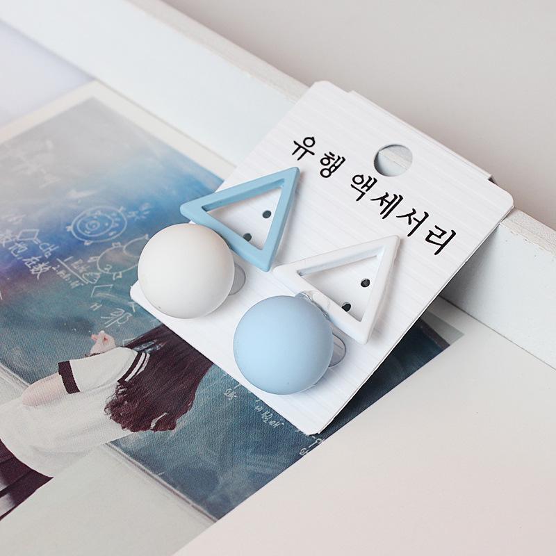 Серьги с геометрическими фигурами