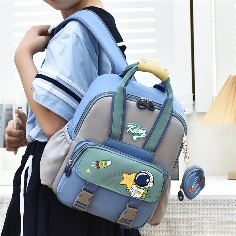 Childrens Cute School Bag Made Of Oxford Cloth With Padded Shoulder Straps For Kindergarten