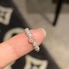 Роскошный женский универсальный набор модных колец с цирконом - Простой, Индивидуальный, Нишевый дизайн