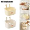 Настенная корзина для хранения без сверления, ящик для хранения, переносная корзина для подвешивания на стену, ванная комната