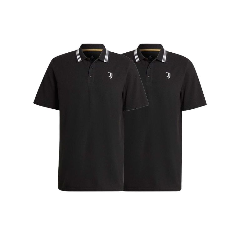 Adidas Мужская рубашка поло с воротником с принтом и короткими рукавами, черные HB6015