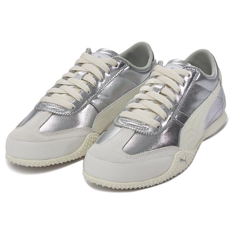 Puma Кроссовки Bella UT Кожаные Унисекс Серебристо-белые 402186-06