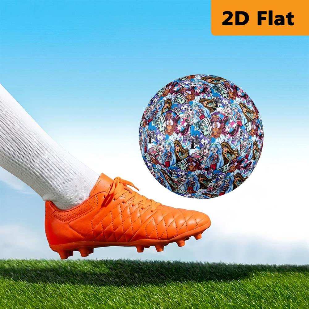 Monster High Magic Soccer Ball Suitable for both training and competition No. 5 football Outdoor sports High elasticity Unique football gifts