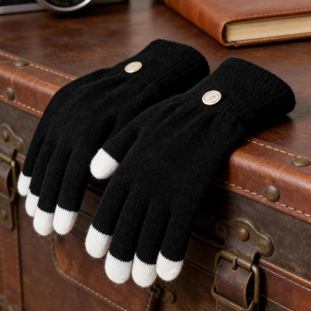 Модные Party LED Rave Мигающие Перчатки Светящиеся 7 Режимов Подсветка Кончиков Пальцев Черные Новые Праздничные