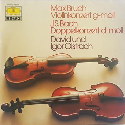 Виниловая пластинка MAX BRUCH ИОГАНН СЕБАСТЬЯН БАХ Скрипичный концерт g-moll Двойной концерт 2535176 Deutsche Grammo Германия Классика Б/у