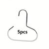 5 шт. Универсальный круглый крючок из марганцевой стали - Идеально подходит для шляп, галстуков, шарфов и сумок, Высокая грузоподъемность, Не деформируется