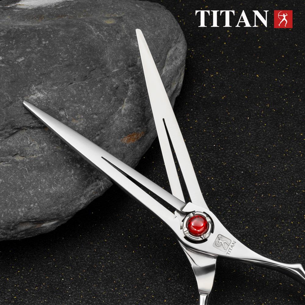 TITAN 7.0 7.5 дюймов профессиональные ножницы для груминга инструменты для питомцев машинка для стрижки собак ножницы для груминга питомцев