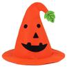 Halloween Witch Hat & Pumpkin Cap Set - Pointed & Round Style Costume Headwear for Ghost Festival Parties & Spooky Performances