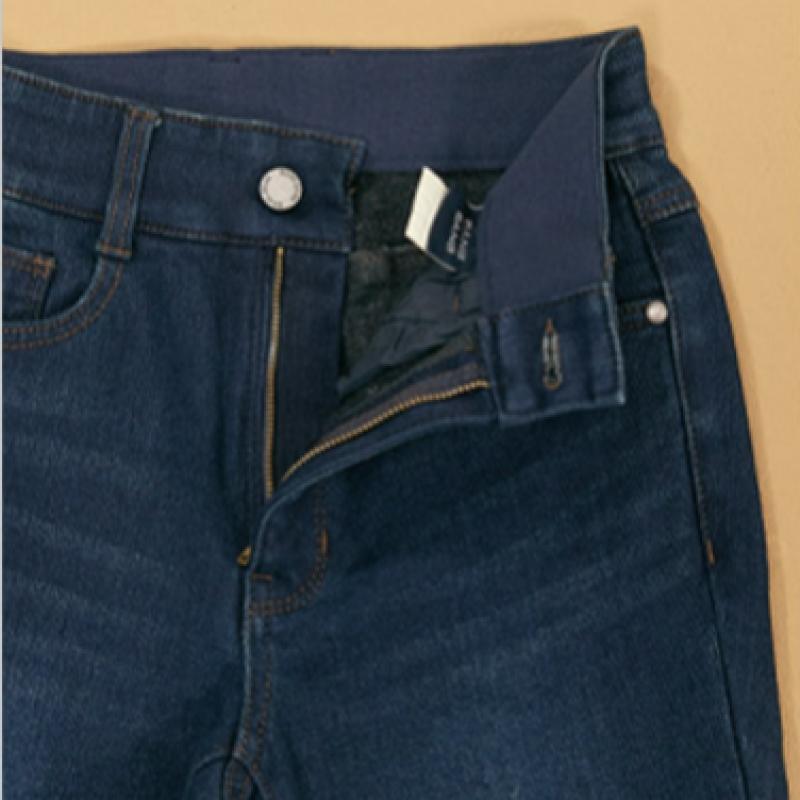 Bang Bang Women S Double bruShed Semi Bootcut Stretch Denim jeanS Navy