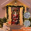 2D flat, 2D flat Christmas door decoration, the first choice for holiday entrances, high-definition Santa Claus patterns