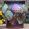 Vintage Ceramic Pot for Indoor/Outdoor Use – Large, Breathable Coarse Pottery for Green Plants, Tall Wide Mouth Design for Bougainvillea & Succulents
