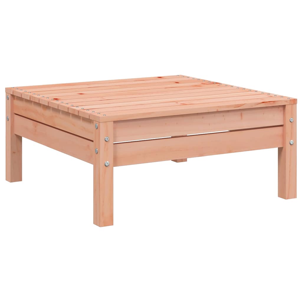 Garden Sofa with Cushions and Footstool Solid Douglas Fir Wood