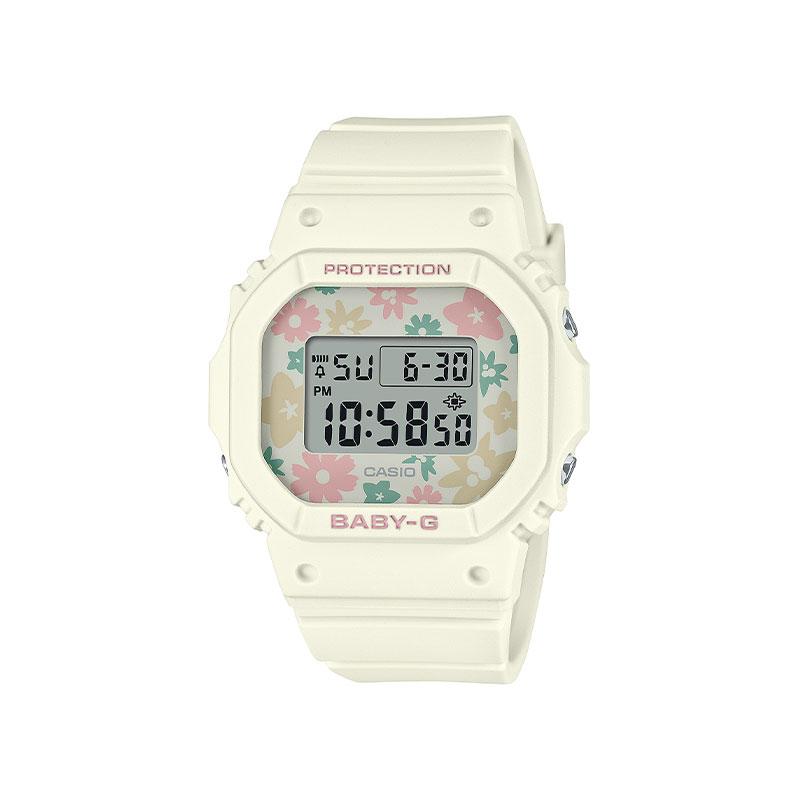 Casio Женские часы BABY-G Белые BGD-565RP-7PR BGD-565RP-7PR