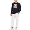 Under Armour T Shirts Men's Black Crew Neck Moderate 1351624-001