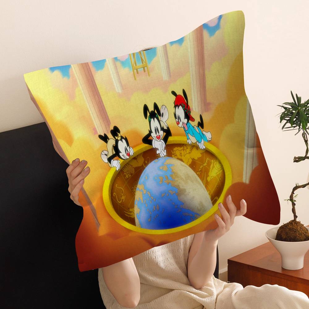 Мультфильм Animaniacs 45*45см Наволочка Декоративная Наволочка для Подушки Домашняя Наволочка для Подушки на Диван