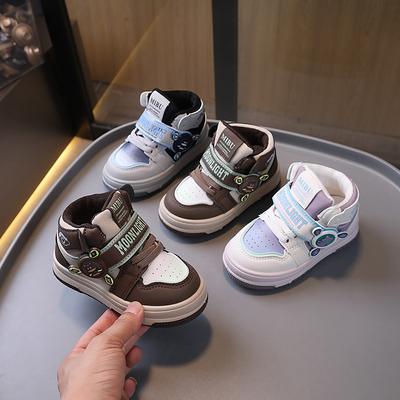 Весенне-осенний стиль, универсальные высокие спортивные повседневные износостойкие кроссовки на мягкой подошве для мальчиков и девочек