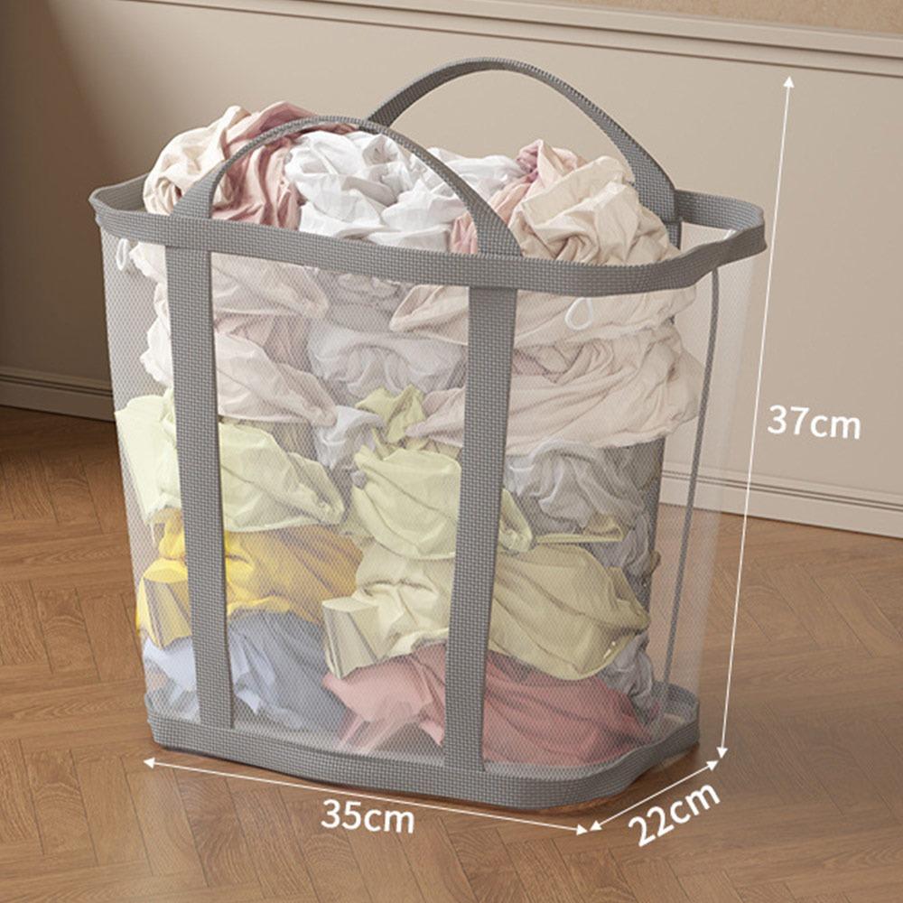 Large Capacity Foldable Laundry Basket Nylon Storage Basket for Children Toy Storage
