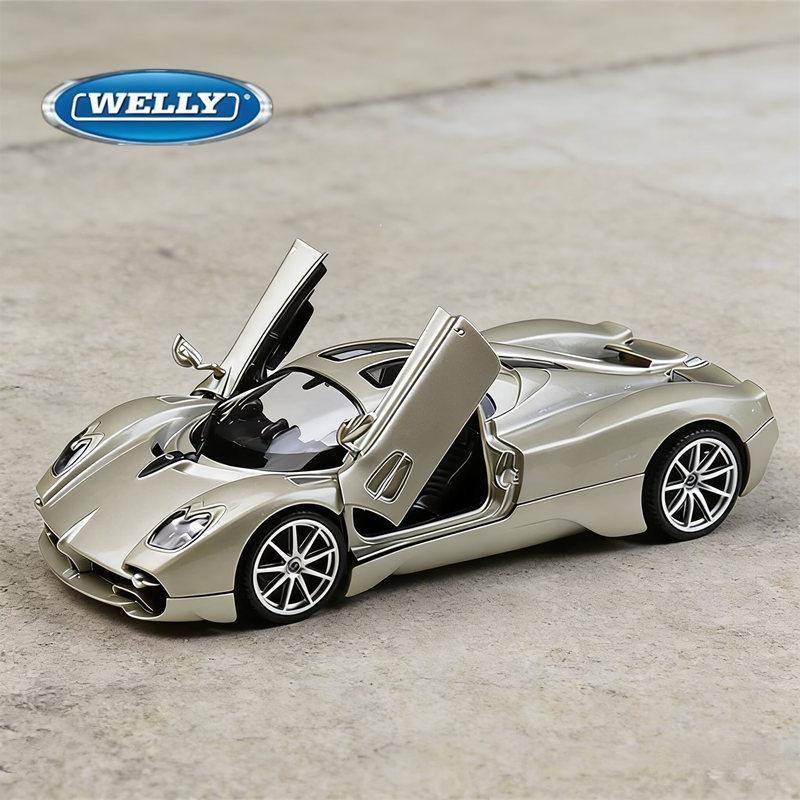 Welly 1:24 Pagani Utopia Alloy Sports Car Model Diecast Metal Track Racing Vehicle Car Model Simulation Collection Kids Toy Gift