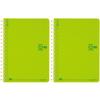 KOKUYO Note Soft Ring Dotted B Ruled A6 80 Sheets 2 Books Yellow Green Su-SV358BT-LGX2