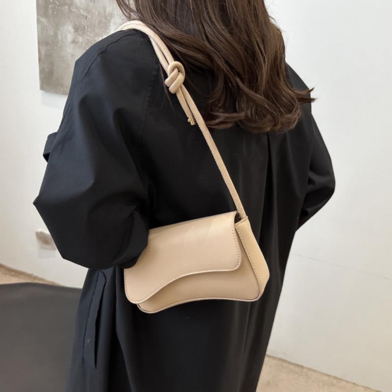 Минималистичная однотонная модная сумка-слинг Cloud Flap, легкая сумка через плечо для поездок на работу, сумка для телефона для девочек-подростков, идеально подходит для прогулок