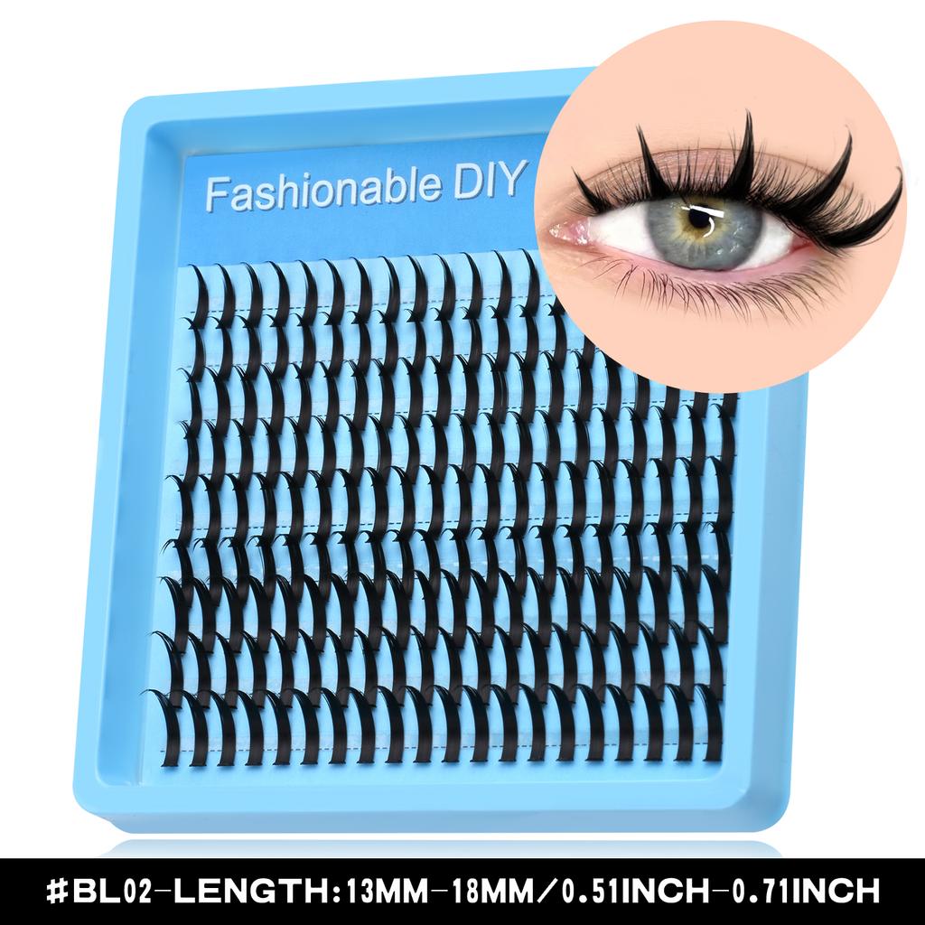 Xiaomi GROINNEYA Clusters Eyelashes Natural Eyelash Extension Cluster Lashes Volume Mixed Tray Lashes Cluster Natural Manga Lashes