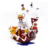 432pcs+ Sunny Pirate Ship Monkey D Luffy One Piece Building Blocks Educational Children Toys Compatible with  6299