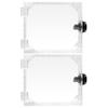 2Pcs Large Universal Thermostat Lock Box with Modifiable Password, Clear Thermostat