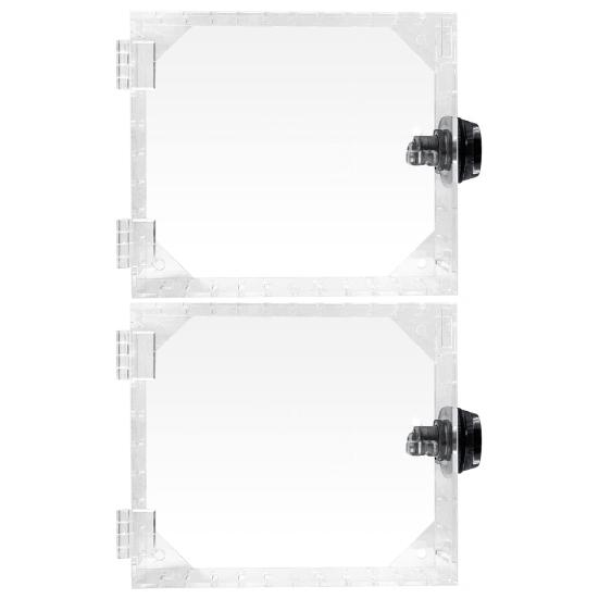2Pcs Large Universal Thermostat Lock Box with Modifiable Password, Clear Thermostat