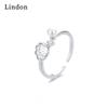 Классическое кольцо Lindon из медного сплава с цирконием, женские ювелирные изделия, свадебный подарок для вечеринки