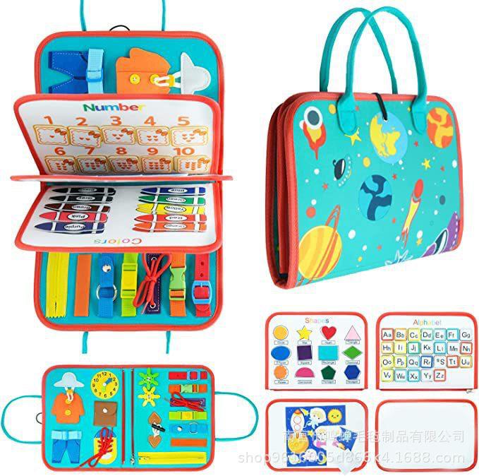 Фетровая развивающая доска, Доска для одевания, Развивающие игрушки, Детская фетровая обучающая доска, Фетровое раннее развитие