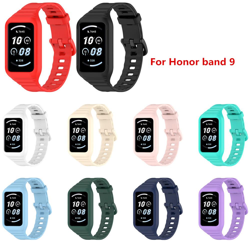Силиконовый ремешок для Honor Band 9, сменный браслет для смарт-браслета, ремешок для Honor Band 9, чехол с ремешком