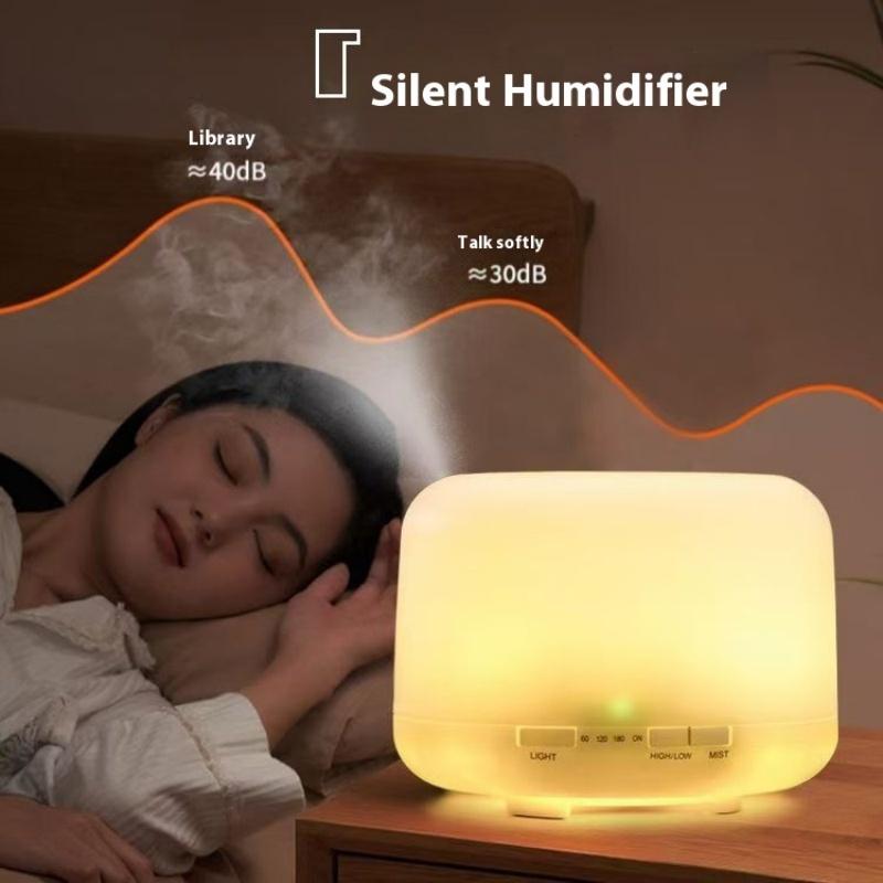 500ML Air Essential Oil Aroma Diffuser With Colorful Night Lights USB Mini-Size Humidifier