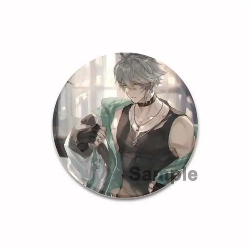 32/44/58 мм значок Genshin Impact, броши ручной работы на одежду, рюкзак, аксессуары для косплея, брошь Alhaitham, мультяшные значки на лацкан, подарки