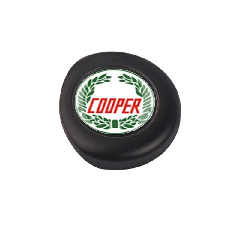 Одна кнопка «Пуск», декоративная наклейка для автомобиля, серебристый и черный металлический материал, эпоксидная смола, узор для MINI COOPER R55 R56 R60 R61