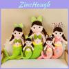 Милая кукла-подушка принцессы-русалки для девочек, мягкая плюшевая игрушка для сна, идеальный подарок для детей