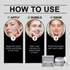 Bubble Cleansing Mask: Creates a rich, dense lather for a refreshing feel, balances oil production, and is suitable for combination and oily skin