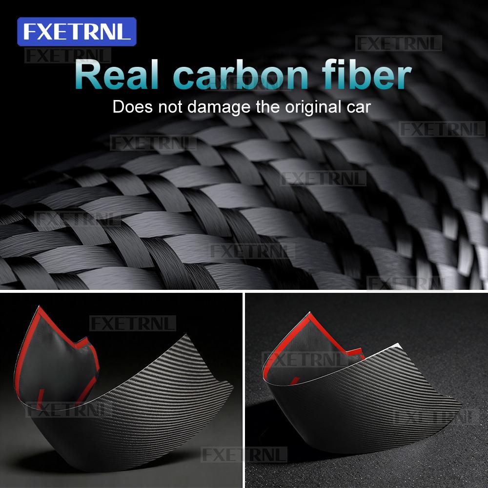 Gear Shift Panel For Abarth 595 695 595C 695C/Fiat 500 2016 2017 2018 2019 2020-2024 Real Carbon Fiber 3K Cloth LHD RHD Car Trim