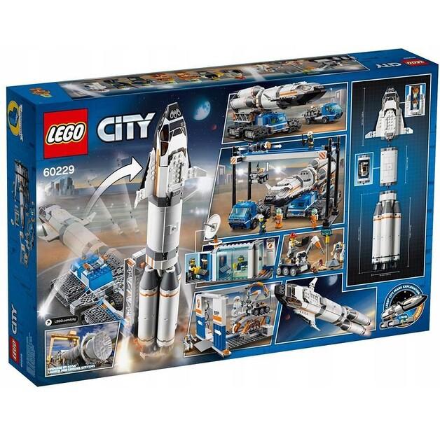 LEGO City 60229 Транспортировка и сборка ракеты