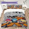 Dragon Ball Super Duvet Cover, 3pcs Bedding Set, Digital Print, No Filling, Multi-Size, Kids Gift -HYQ11