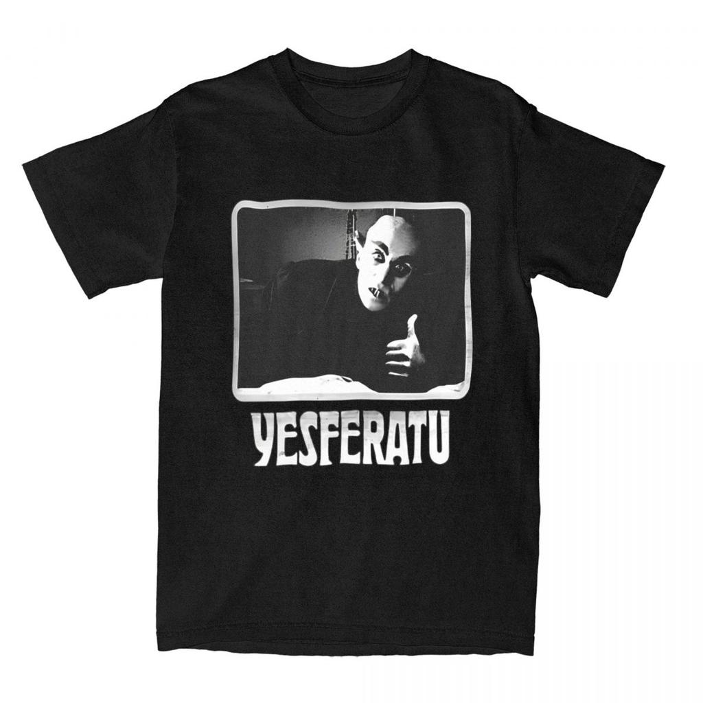 Футболка Haikyuu Yesferatu Смешной Носферату Позитивный Гот Любитель Хоррора Хлопковые Футболки Рубашка для Мужчин С коротким Рукавом Топы