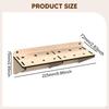 Screwdriver Holder Wall Mount Hanger Wooden Multiple Holes Organizer Tool for